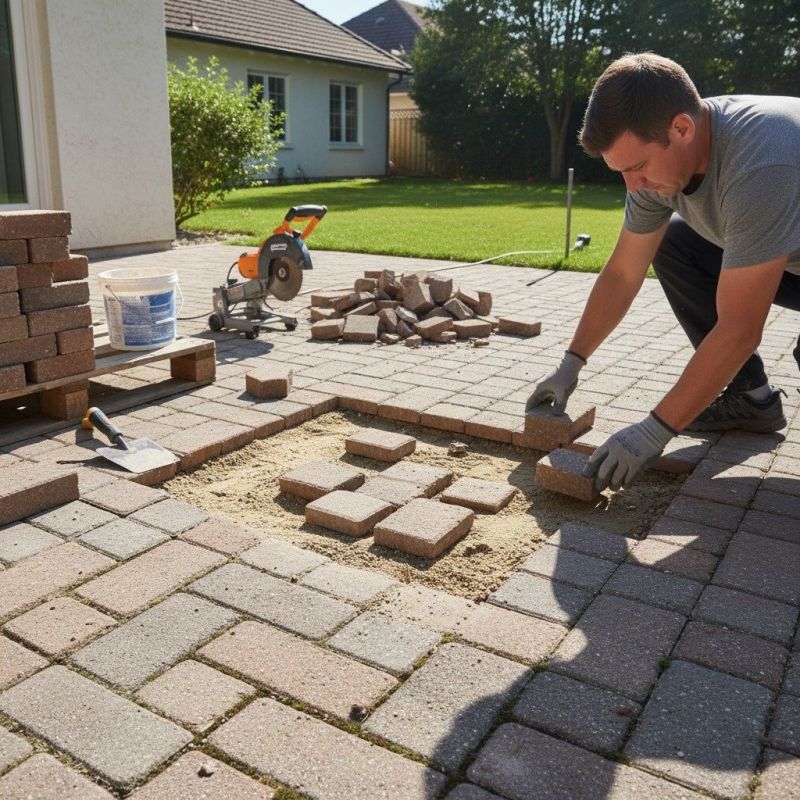 Brick Pavers Sealing Service detail